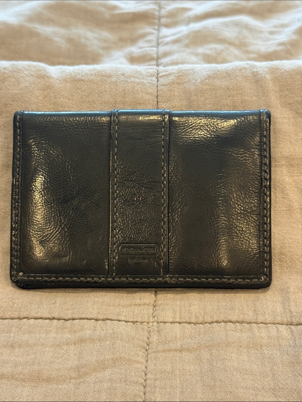 Coach Black Leather Wallet